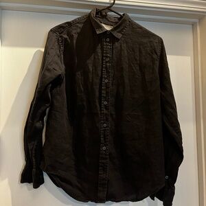 Everlane Black Button Down Shirt